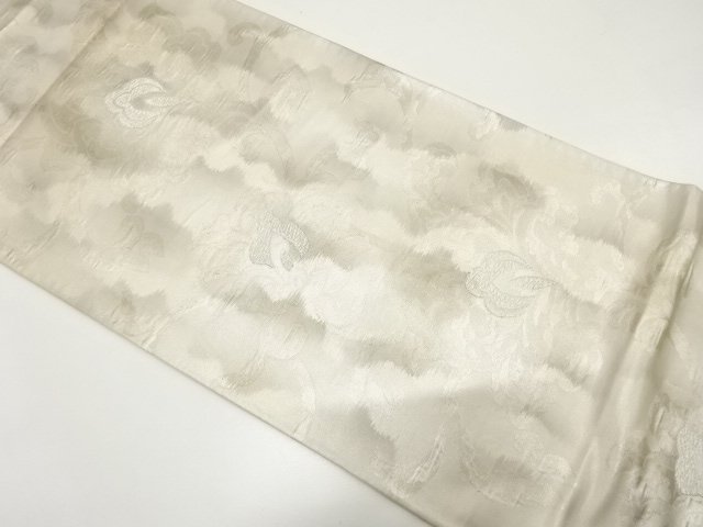 アンティーク　唐花模様織り出し袋帯（材料）